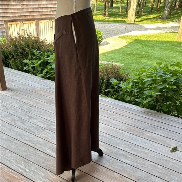 Brown A-Line Maxi Skirt for Casual Resort Wear - Picture 4 of 6